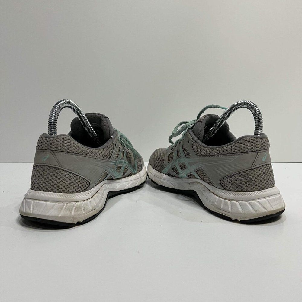 Asics Womens Gel Contend 5 1012A234 Gray Lace Up Low Top Running Shoes Size 6 - Picture 3 of 8